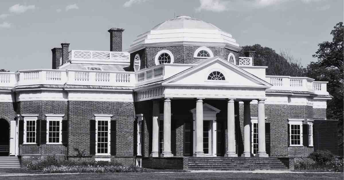 Spectral shadows envelop Jefferson's Monticello, putting it on our list of Top 10 Haunted Houses