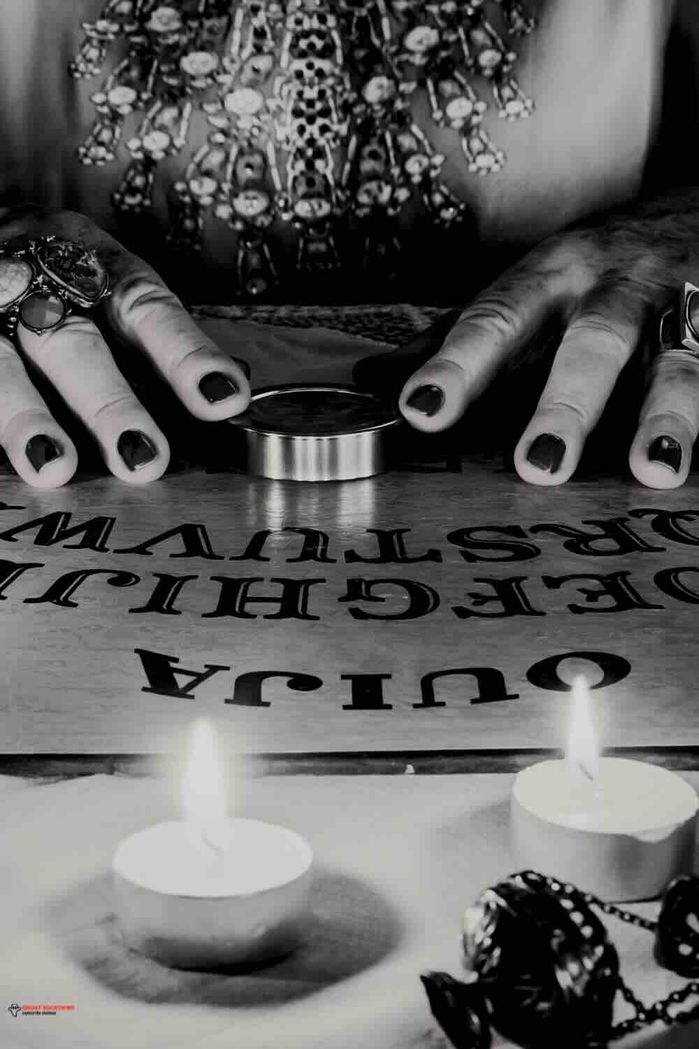 "Premium quality Amazon Ouija board crafted from thick wood, ideal for engaging game nights with friends, suitable for ages 8 and up."