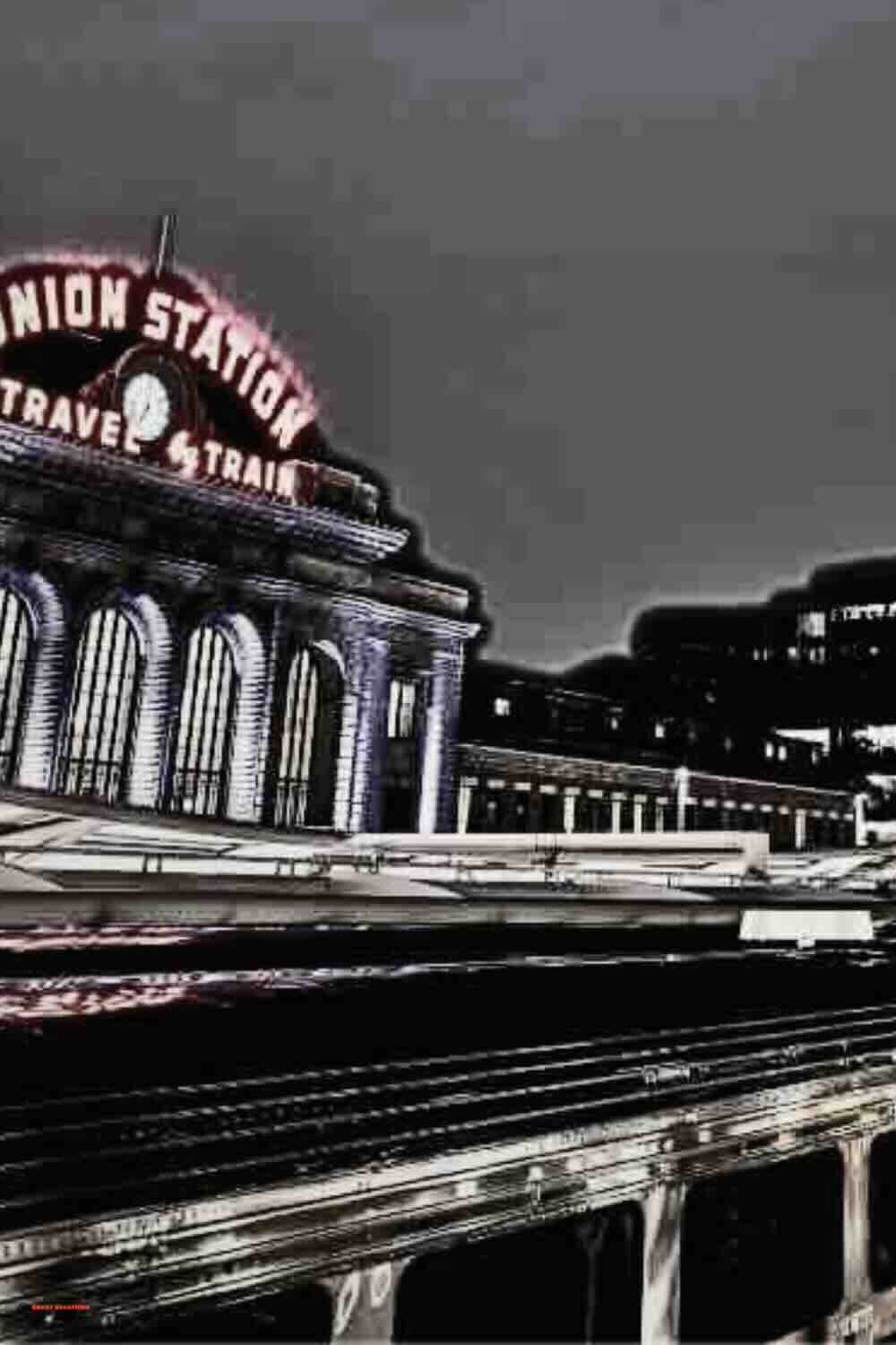 "Union Station featured in Denver ghost tours, renowned for its haunted history and ghost stories."