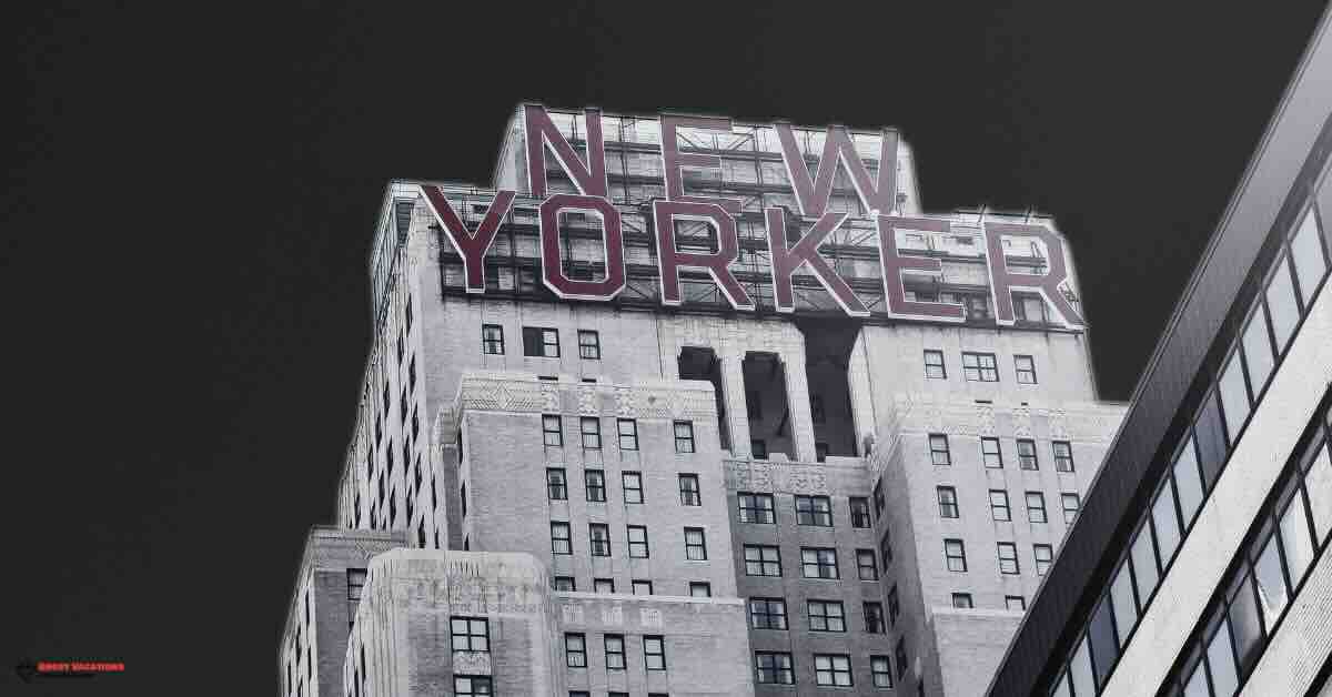 "New Yorker Hotel, one of the haunted hotels in New York City, known for its ghostly tales and paranormal activity."
