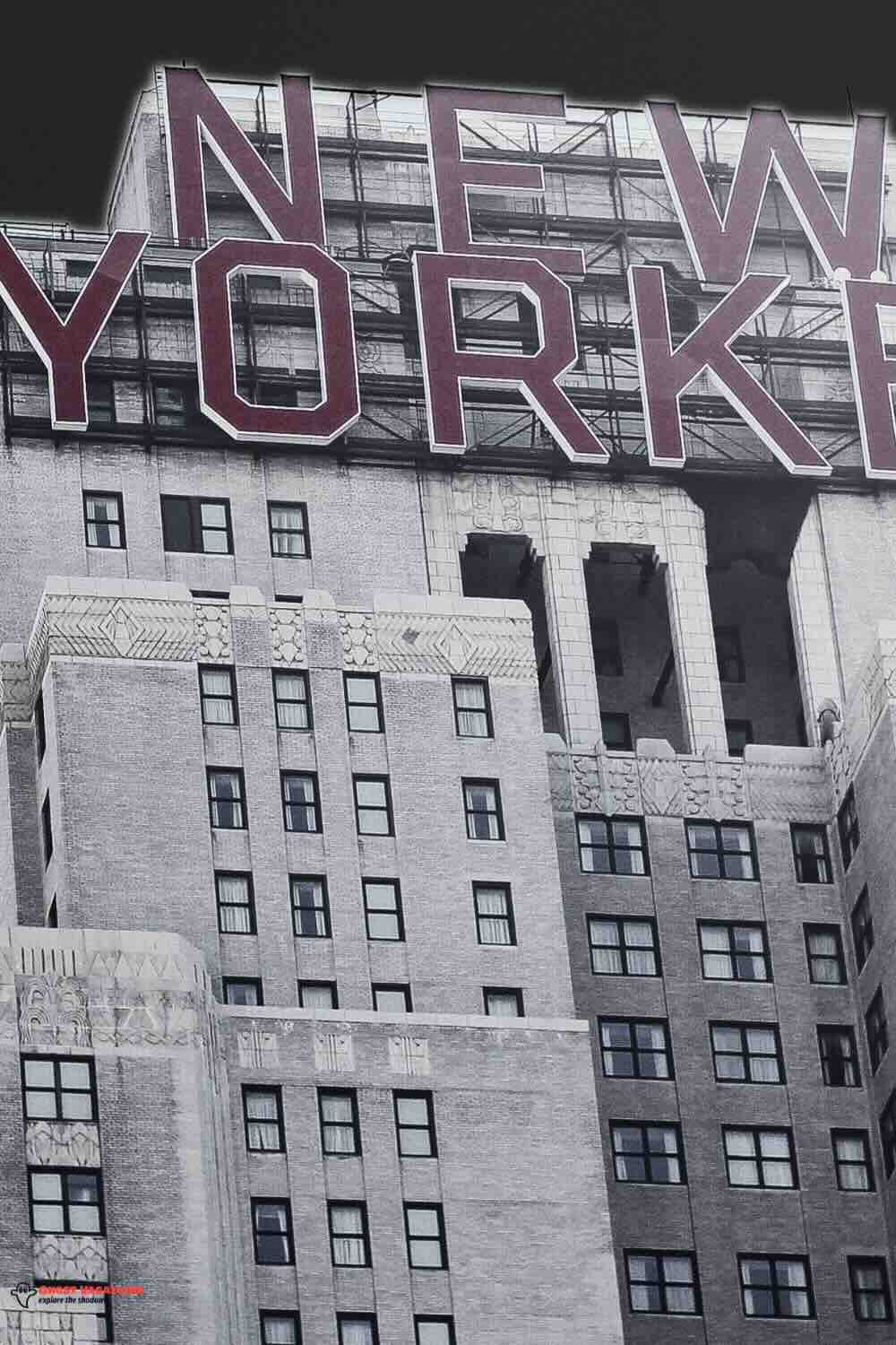 "The New Yorker Hotel, a prominent site among haunted hotels in New York City, famous for its spooky legends and ghostly sightings."