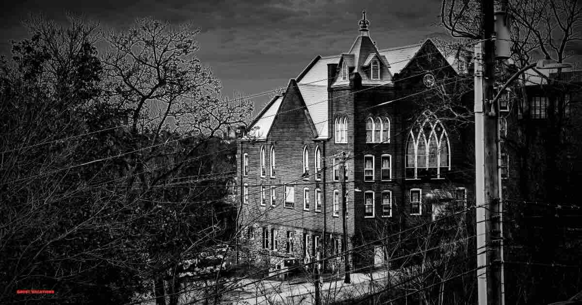 "City Hall on the ghost tour in Asheville, highlighting its historic architecture and paranormal reputation."